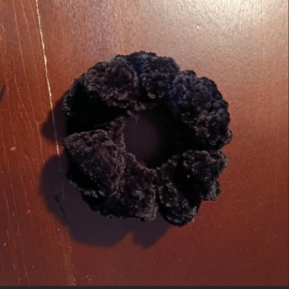 Handmade velvet scrunchies crochet